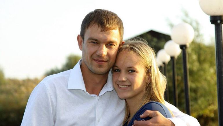 Александр Крестинин с дочкой