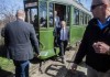 Ретро-трамвай с президентом Польши сошел с рельсов