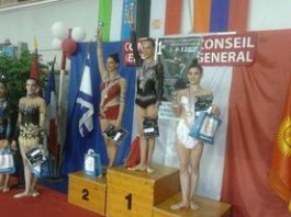 Кыргызстанские гимнастки привезли 5 медалей с международного турнира во Франции