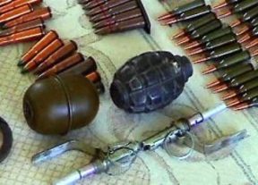 Сотрудники ГКНБ изъяли крупную партию взрывчатки и оружия