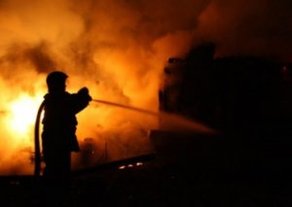 В Балыкчинском гарнизоне произошел пожар, погиб военнослужащий