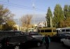 В Бишкеке нерабочий светофор стал причиной большой пробки