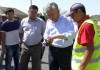 Мэр Бишкека лично проверил качество строительства новых дорог