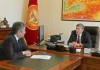 Алмазбек Атамбаев принял министра иностранных дел Кыргызстана