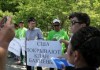 В Бишкеке молодежь вновь вышла на митинг к посольству США