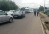 Дорога Бишкек-Ош до сих пор перекрыта