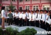 В Кыргызском национальном военном лицее прошел торжественный митинг ко Дню знаний