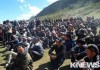 Число митингующих в Иссык-Кульской области растет