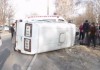 В Бишкеке столкнулись легковушка и грузовой фургон