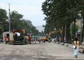В Бишкеке открыто дорожное движение по улице Некрасова