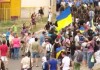 Митинг у российского консульства в Одессе закончился дракой