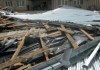 Ураган снес крышу пансионата на Иссык-Куле