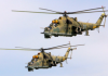 Вооруженные силы Воздушной обороны Кыргызстана имеют 4 вертолета, 2 из них — боевые