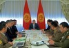 Алмазбек Атамбаев провел совещание по вопросам развития Вооруженных сил КР