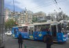 Водитель троллейбуса стал виновником большого затора в центре столицы