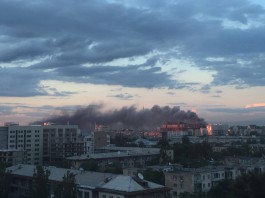 В Бишкекской милиции рассказали некоторые подробности вчерашнего пожара