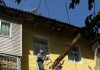 В Ленинском районе Бишкека обновляют фасады зданий