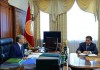 Алмазбек Атамбаев принял председателя ГКНБ Абдиля Сегизбаева