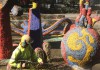 Мэрия Бишкека реставрирует фонтан «Солнечные рыбки»
