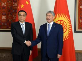 Атамбаев обсудил с премьером Госсовета Китая вопросы многопланового сотрудничества