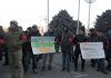 Возле мэрии проходит митинг в поддержку Албека Ибраимова (видео)