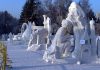 Кыргызстанцы заняли третье место на Сибирском фестивале снежной скульптуры