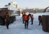 Как очищают Бишкек от снега: 492 дворника и 52 тонны соли