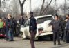 В Бишкеке автомобиль с дипномерами попал в ДТП