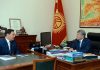 Президент Алмазбек Атамбаев принял председателя ГКНБ Абдиля Сегизбаева