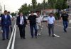 Мэр Бишкека Албек Ибраимов посетил недавно отремонтированную улицу Суеркулова