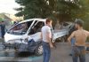 ДТП в Бишкеке: столкнулись «Toyota Camry» и «Hyundai Porter» (фото)