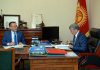 Алмазбек Атамбаев принял председателя Нацбанка Толкунбека Абдыгулова
