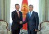 Алмазбек Атамбаев встретился с председателем правления ПАО «Газпром» Алексеем Миллером