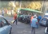 Виновником ДТП в центре Бишкека, в котором погибли двое, оказался старшина милиции, он был пьян