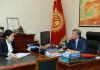 Алмазбек Атамбаев принял генерального прокурора Индиру Джолдубаеву
