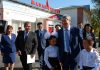 Атамбаев принял участие в церемонии открытия нового здания школы им. С.Чокморова в селе Чон-Таш