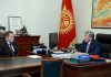 Алмазбек Атамбаев принял советника президента России Сергея Глазьева