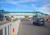 Возле Аламединского рынка открыли надземный пешеходный переход