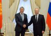 Президент Алмазбек Атамбаев встретился с российским коллегой Владимиром Путиным