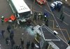 В Москве автобус сбил людей на остановке возле метро: есть пострадавшие