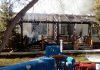 На Иссык-Куле сгорел корпус пансионата «Витязь» (фото)