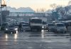 ДТП около Аламединского рынка в Бишкеке: легковой автомобиль и грузовик не поделили дорогу (фото)