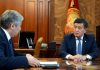 Сооронбай Жээнбеков и глава МИД обсудили визит президента в Таджикистан