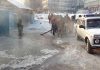 На Ала-Арче образовался ледяной затор: МЧС устранило угрозу подтопления домов