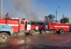 Площадь возгорания на Ошском рынке достигла 2,5 тыс. квадратных метров