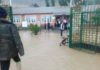 В Араванском районе сошел сель, затоплены жилые дома (фото)