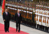 На встрече председателя КНР с Путиным военный оркестр сыграл «Катюшу»