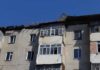 В Оше обвалилась крыша многоквартирного дома