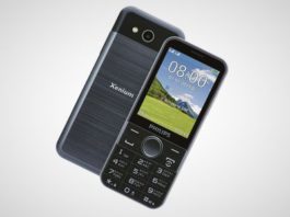 Philips Xenium cможет проработать 100 дней от одного заряда