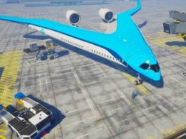 В проектируемом V-образном самолете пассажиров разместят в крыльях